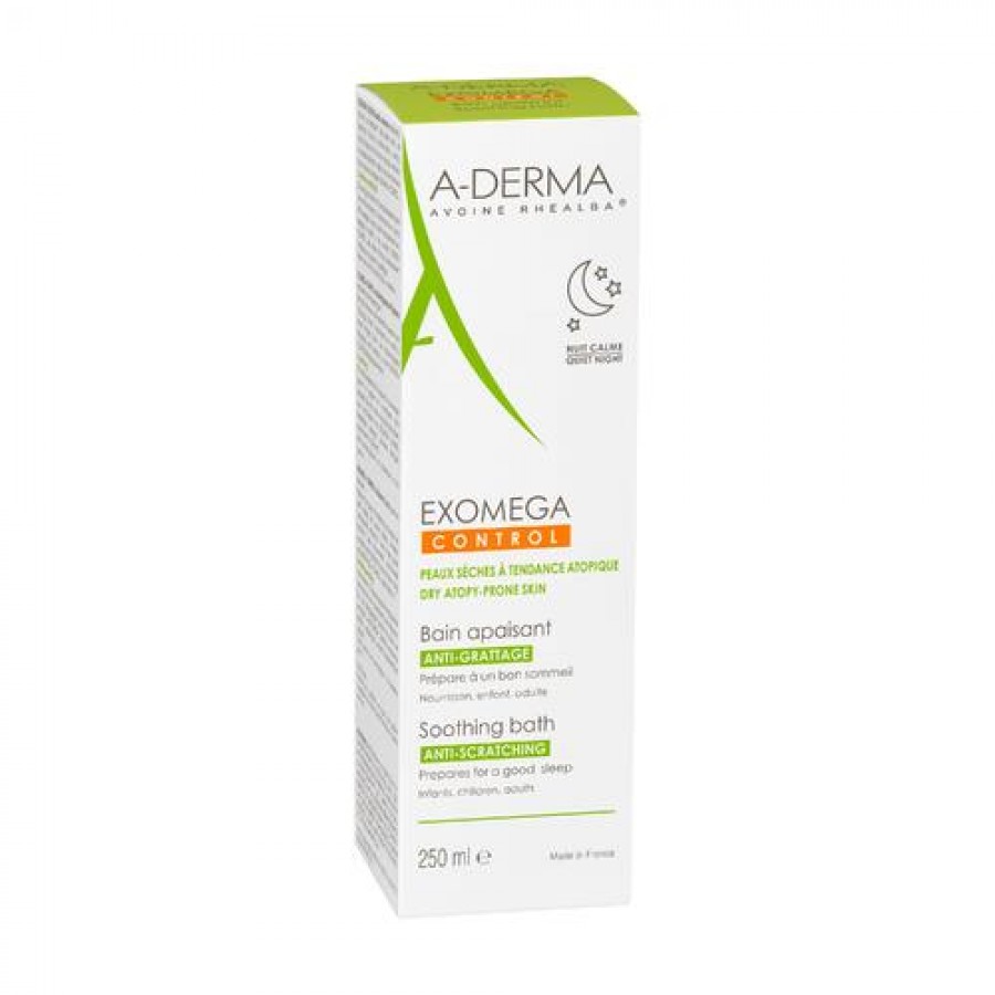 Miniaturka artykułu - #0 A-DERMA Exomega Control Kąpiel kojąca, 250ml