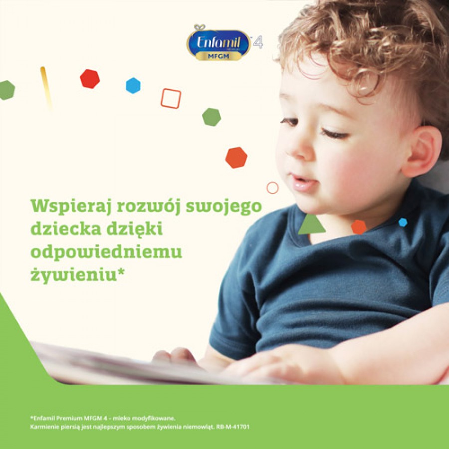Miniaturka artykułu - #0 Enfamil Premium 4 Mleko modyfikowane powyżej 2. roku, 3200 g (4x800g)