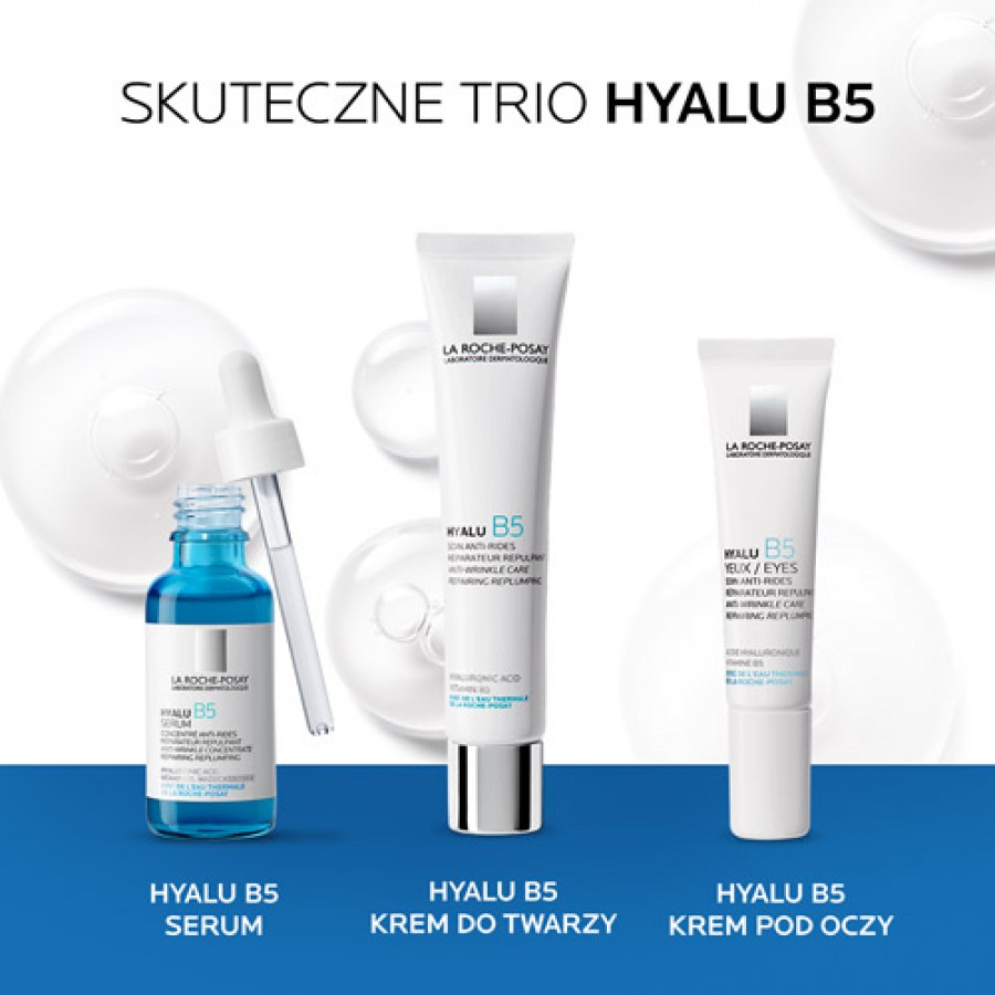 Zdjęcie produktu - 2 La Roche-Posay Hyalu B5 Skoncentrowane serum przeciwzmarszczkowe do twarzy, 30 ml