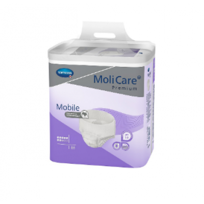 Miniaturka artykułu - #0 Pieluchomajtki MOLICARE PREMIUM Mobile 8K rozmiar XL, 30szt.