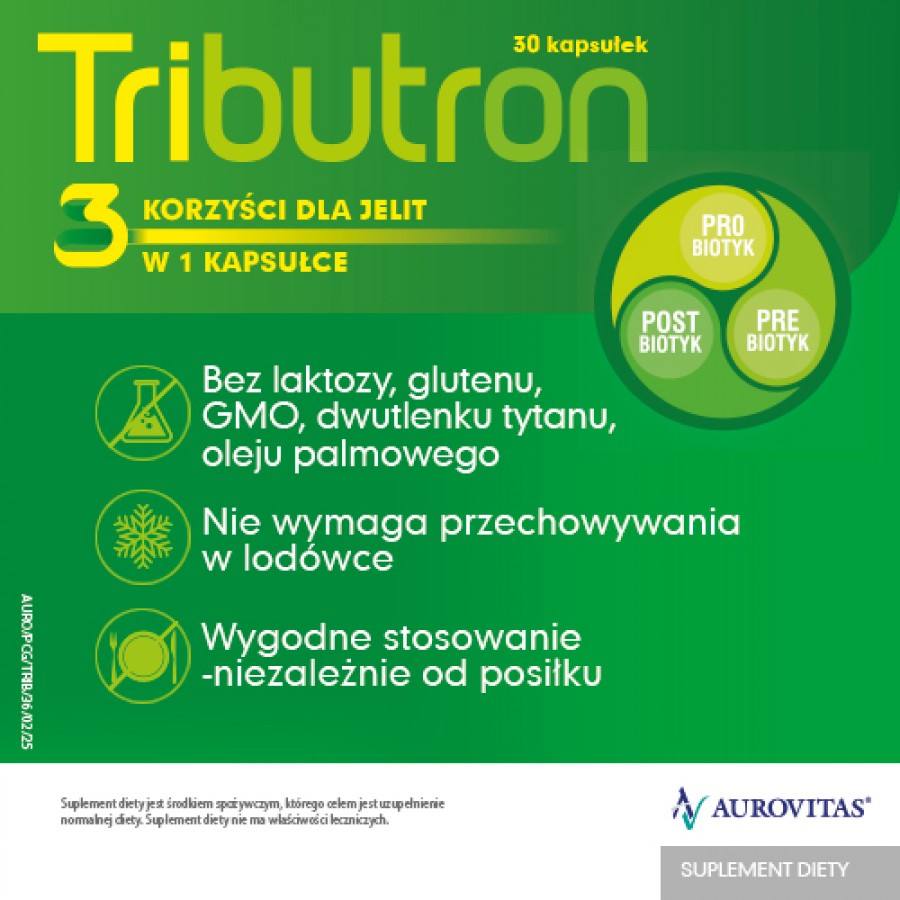 Zdjęcie produktu - 3 Tributron, 30 kapsułek