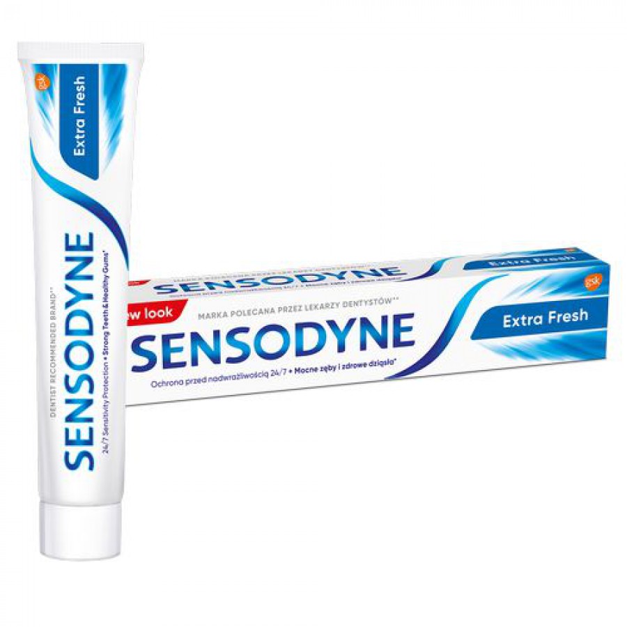 Miniaturka artykułu - #1 SENSODYNE EXTRA FRESH Pasta do zęb&oacute;w, 75ml