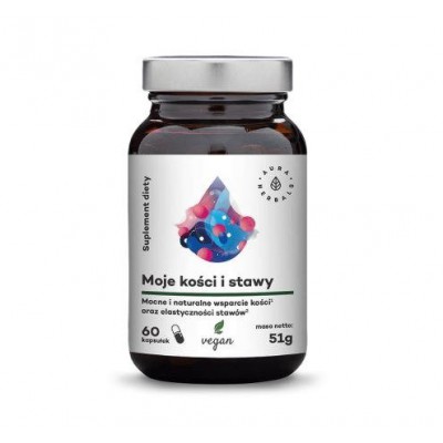 Miniaturka artykułu - #0 AURA HERBALS Moje Kości i Stawy - Mocne Wsparcie, 60 kapsułek 