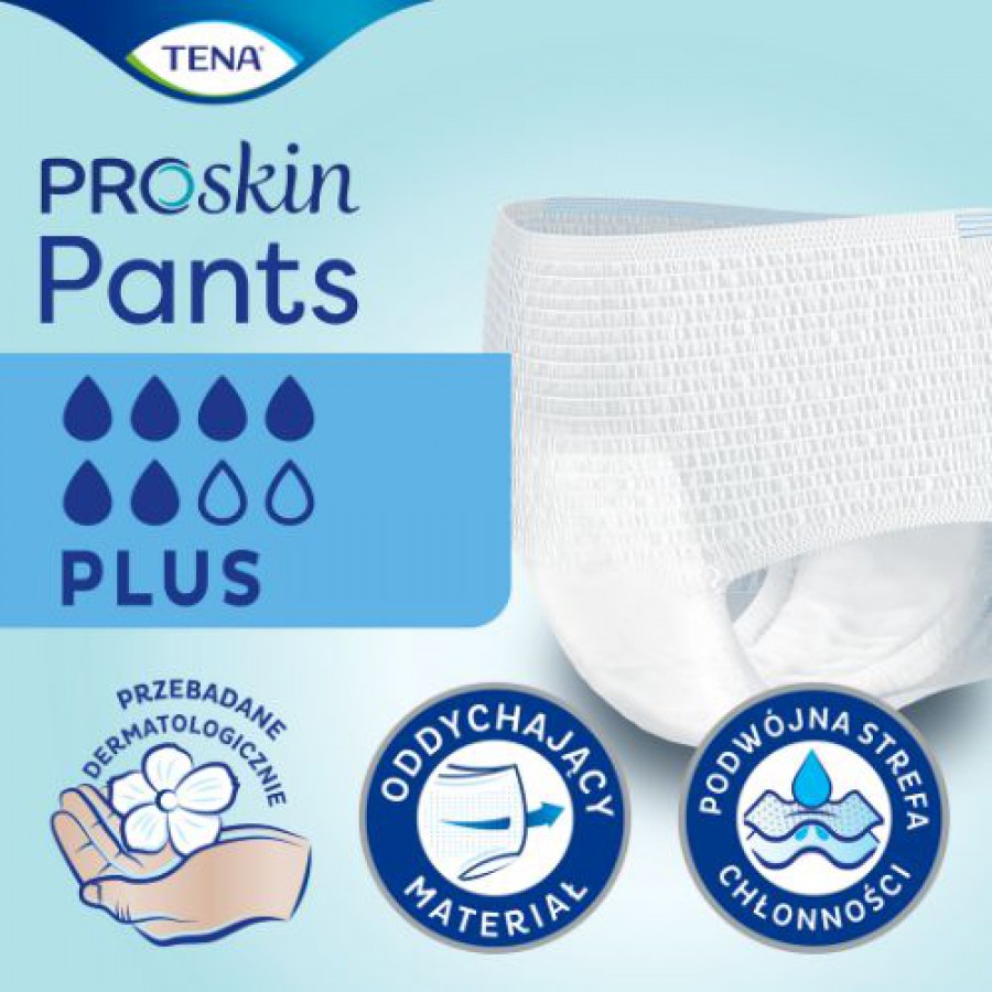 Zdjęcie produktu - 5 TENA Pants ProSkin Plus XL, 12 szt - majtki chłonne