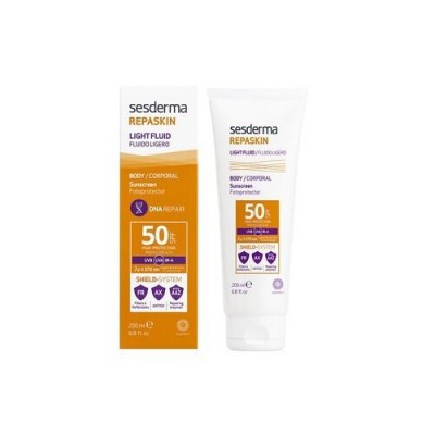 Miniaturka artykułu - #0 SESDERMA REPASKIN fluid Fotoprotector SPF50, 200 ml