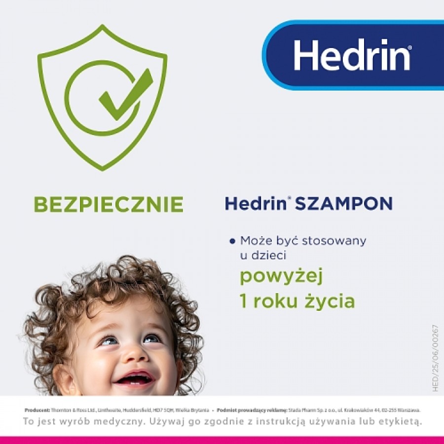 Zdjęcie produktu - 5 Hedrin Szampon, 100 ml