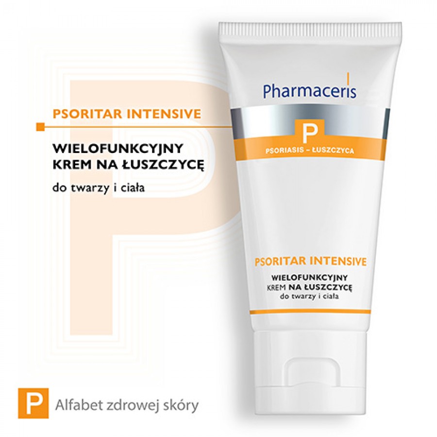 Miniaturka artykułu - #0 PHARMACERIS P PSORITAR INENSIVE Krem na łuszczycę do twarzy i ciała, 50ml
