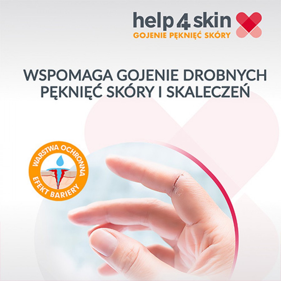 Miniaturka artykułu - #0 Help4Skin gojenie pęknięć sk&oacute;ry, Plaster w żelu, 7 ml