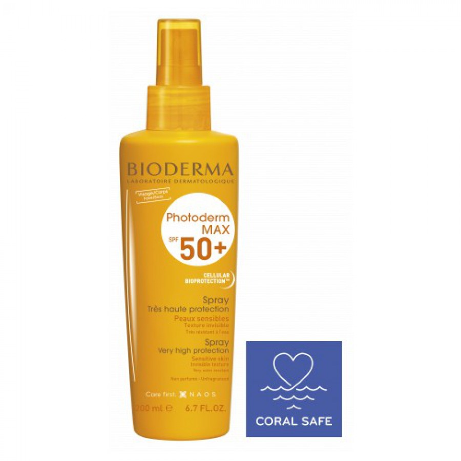 Miniaturka artykułu - #0 BIODERMA PHOTODERM MAX Spray SPF 50+, 200ml