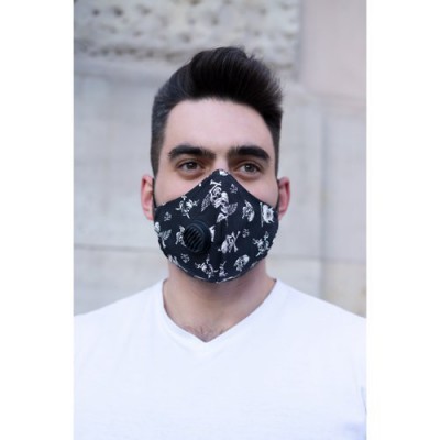 Zdjęcie produktu - 2  Maska Bawełniana Olmed skull +1 filtr 