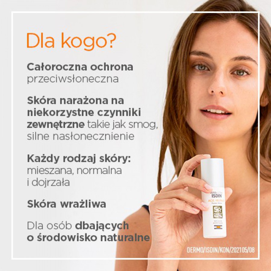 Zdjęcie produktu - 5 FOTOULTRA ISDIN AGE REPAIR Krem do twarzy SPF50 przeciw starzeniu, 50ml