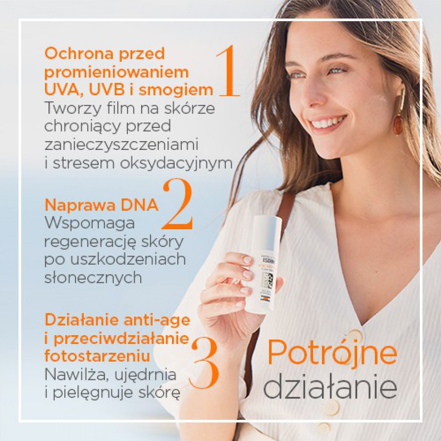 Miniaturka artykułu - #1 FOTOULTRA ISDIN AGE REPAIR Krem do twarzy SPF50 przeciw starzeniu, 50ml