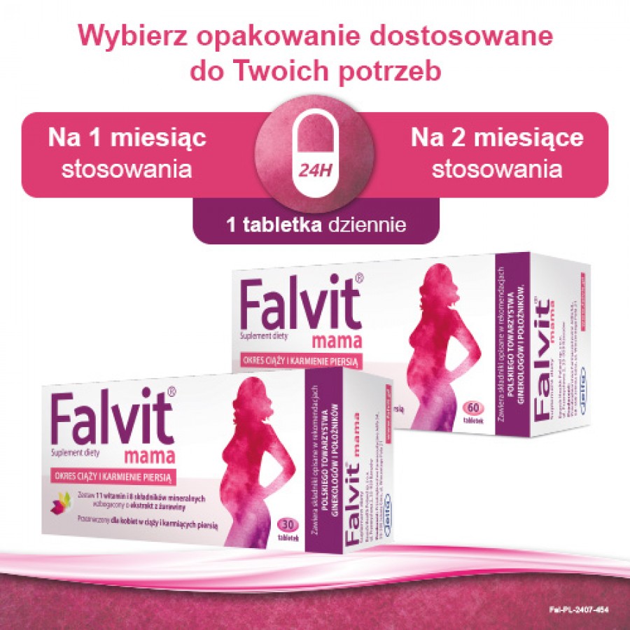 Zdjęcie produktu - 4 FALVIT mama, 30tabletek