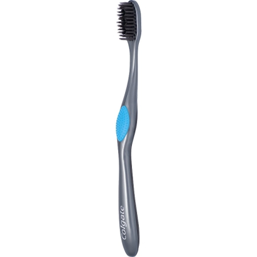 Zdjęcie produktu - 0 Colgate 360 Deep Clean Charcoal Szczoteczka do zęb&oacute;w średnia, 2 szt.