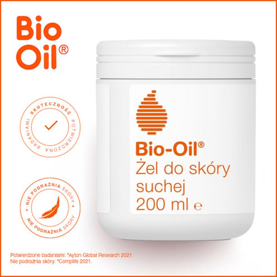 Miniaturka artykułu - #0 Bio-Oil Żel do sk&oacute;ry suchej, 200 ml