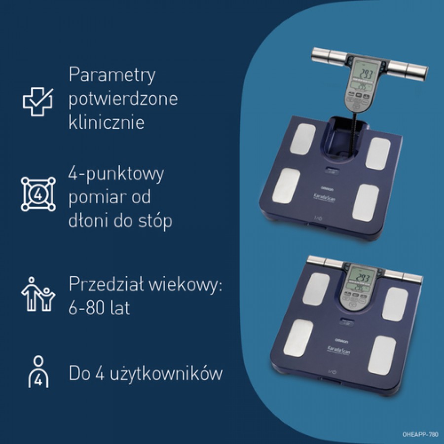 Miniaturka artykułu - #0 OMRON Waga z analizatorem składu ciała BF511