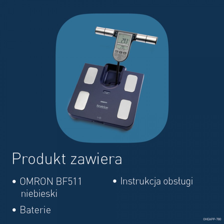 Zdjęcie produktu - 4 OMRON Waga z analizatorem składu ciała BF511