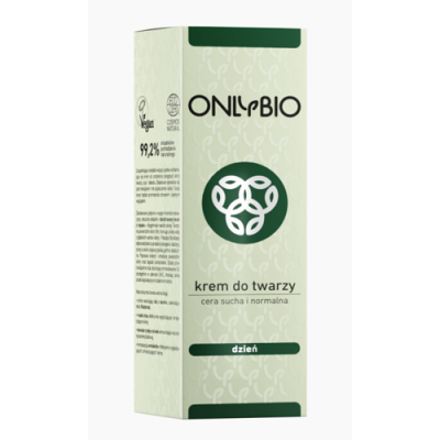 Miniaturka artykułu - #0 OnlyBio Krem do twarzy cera sucha i normalna, 50ml
