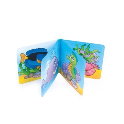 Miniaturka artykułu - #1 CANPOL Miękka książeczka edukacyjna z piszczkiem AQUA 2/083