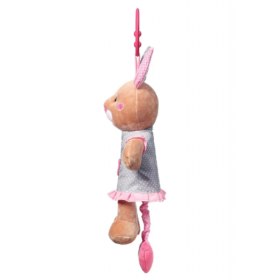Zdjęcie produktu - 0 BABYONO Zabawka dla dzieci z pozytywką BUNNY JULIA 791 