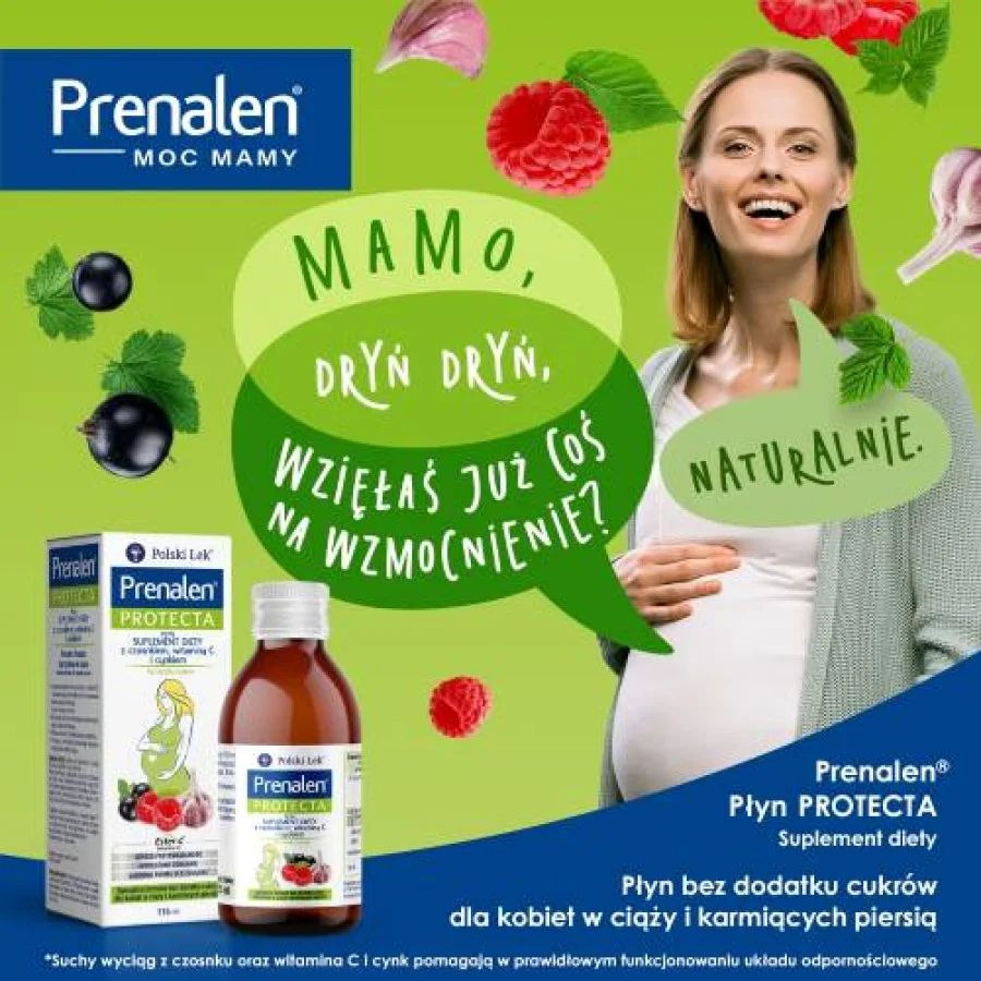 #0 – PRENALEN Syrop bez cukr&oacute;w - suplement diety dla kobiet w ciąży, 115ml.