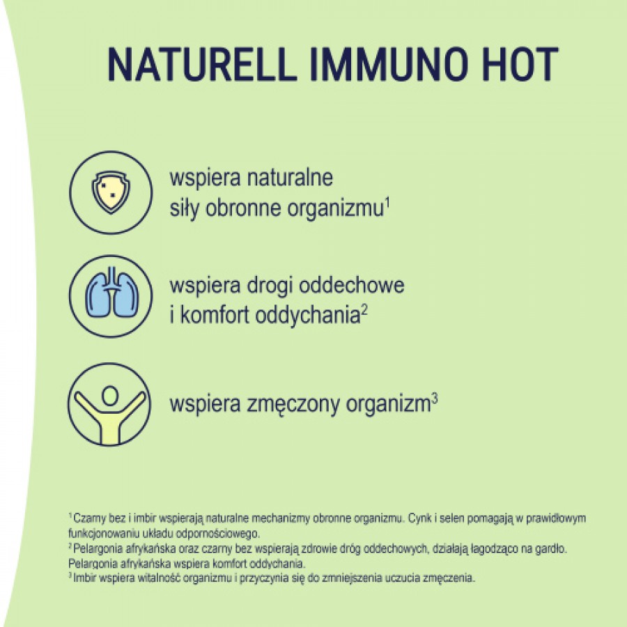Miniaturka artykułu - #1 Naturell Immuno Hot, 10 saszetek