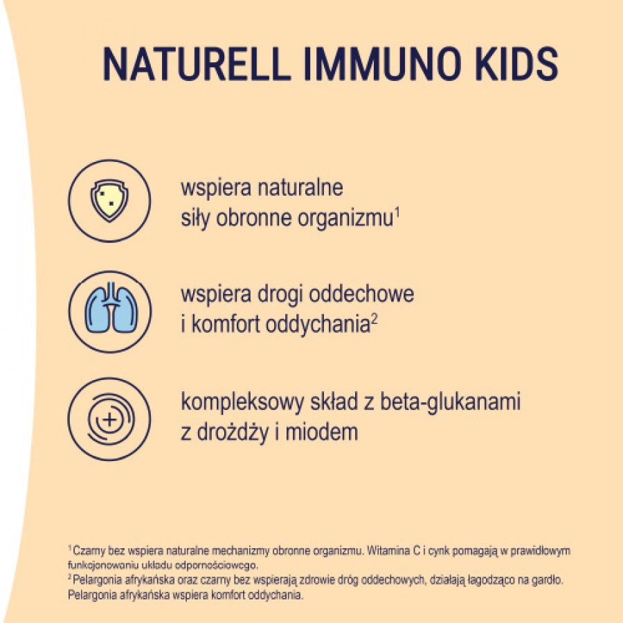 Miniaturka artykułu - #1 Naturell Immuno Kids, 10 saszetek