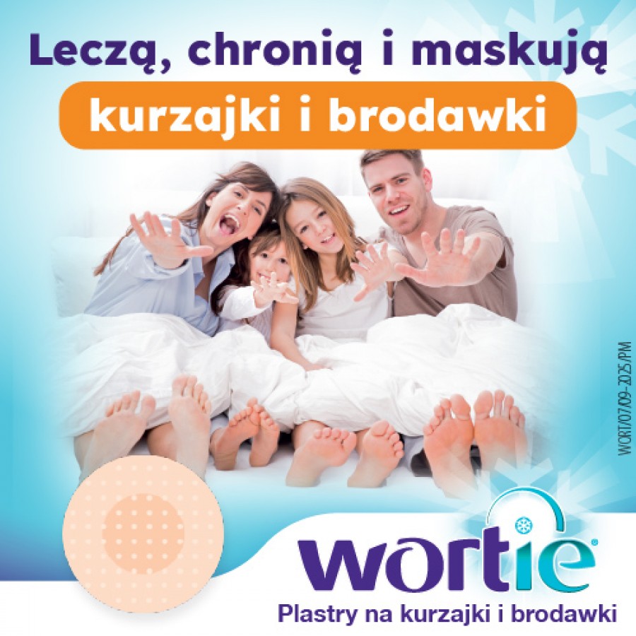 Miniaturka artykułu - #1 Wortie Plastry do usuwania brodawek i kurzajek, 15 sztuk