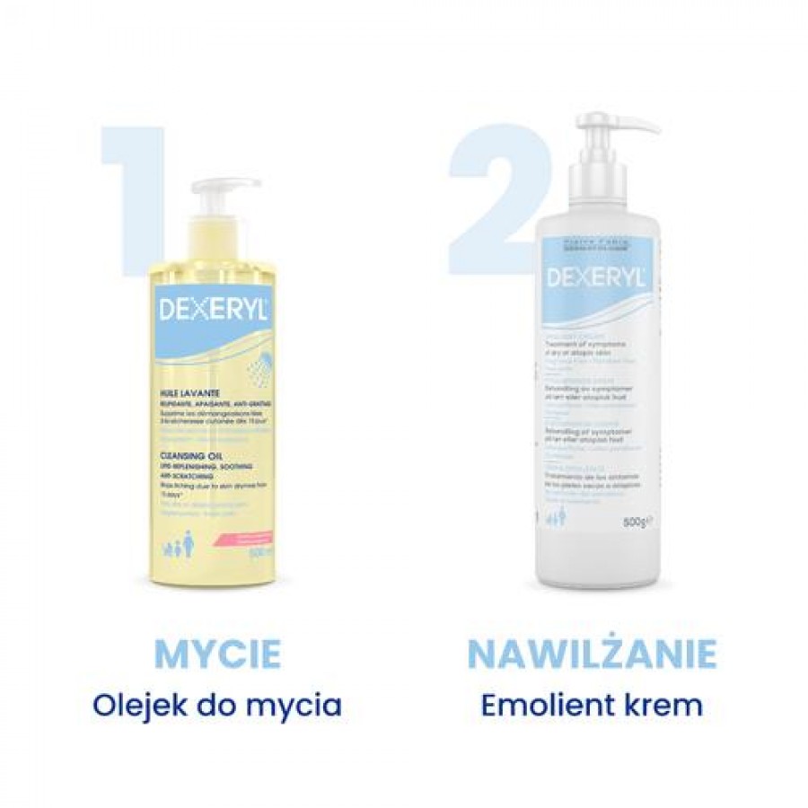 Miniaturka artykułu - #1 Dexeryl Emolient krem, 500g