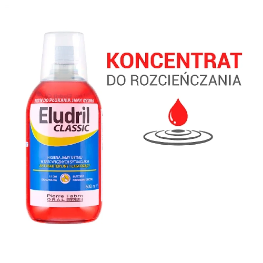 #1 – ELUDRIL CLASSIC Płyn do płukania jamy ustnej, 500ml