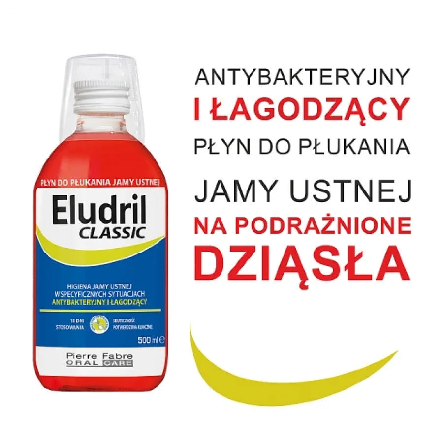 #3 – ELUDRIL CLASSIC Płyn do płukania jamy ustnej, 500ml
