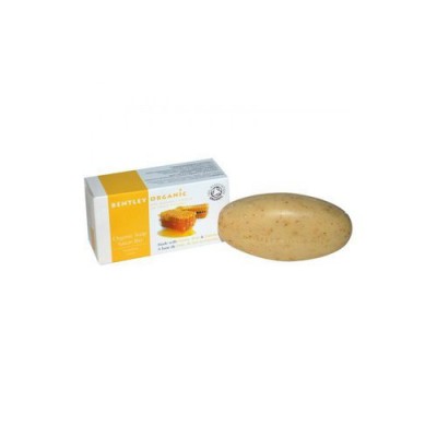 Miniaturka artykułu - #0 BENTLEY ORGANIC Mydło w kostce - mi&oacute;d, otręby i płatki owsiane, 150g