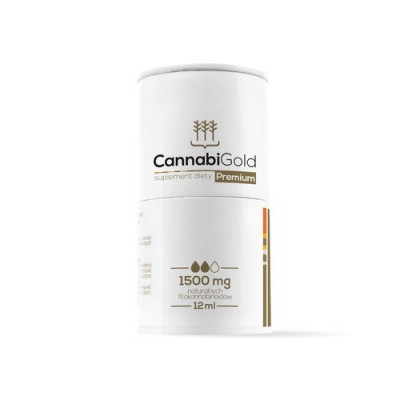 Miniaturka artykułu - #0 CannabiGold Premium 1500 Olej, 12 ml