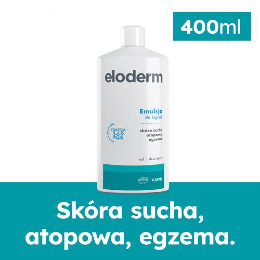Miniaturka artykułu - #0 ELODERM Emulsja do kąpieli, 400ml