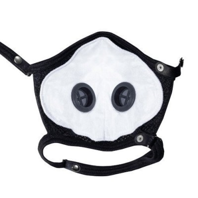Zdjęcie produktu - 0 Maska Sportowa Olmed Czarna (1+1 filtr) 
