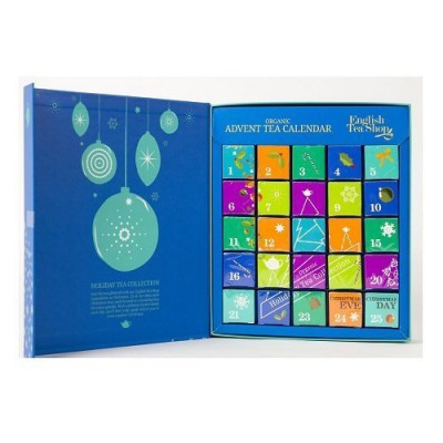 Miniaturka artykułu - #0 Kalendarz adwentowy bio Blue Book style, 25 piramidek