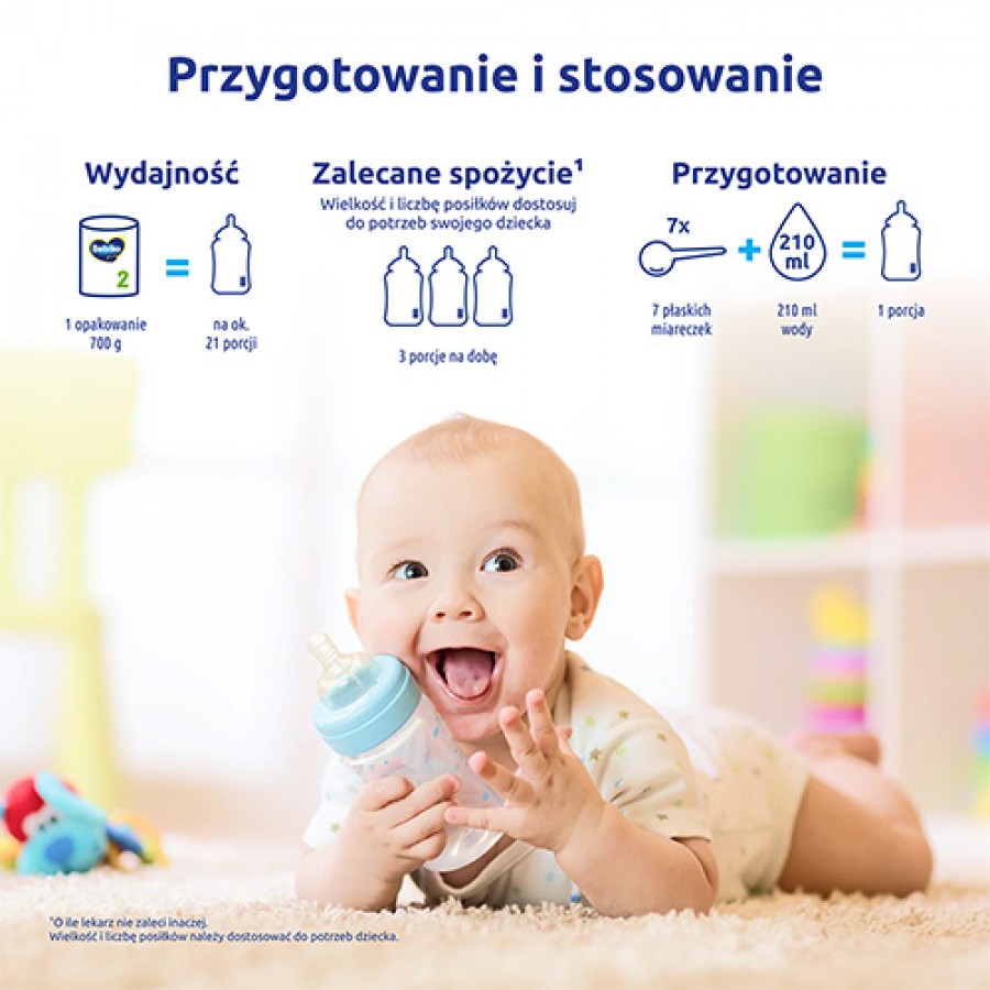 Zdjęcie produktu - 2 Bebiko 2 Formuła odżywcza dla niemowląt powyżej 6. miesiąca życia, 700 g