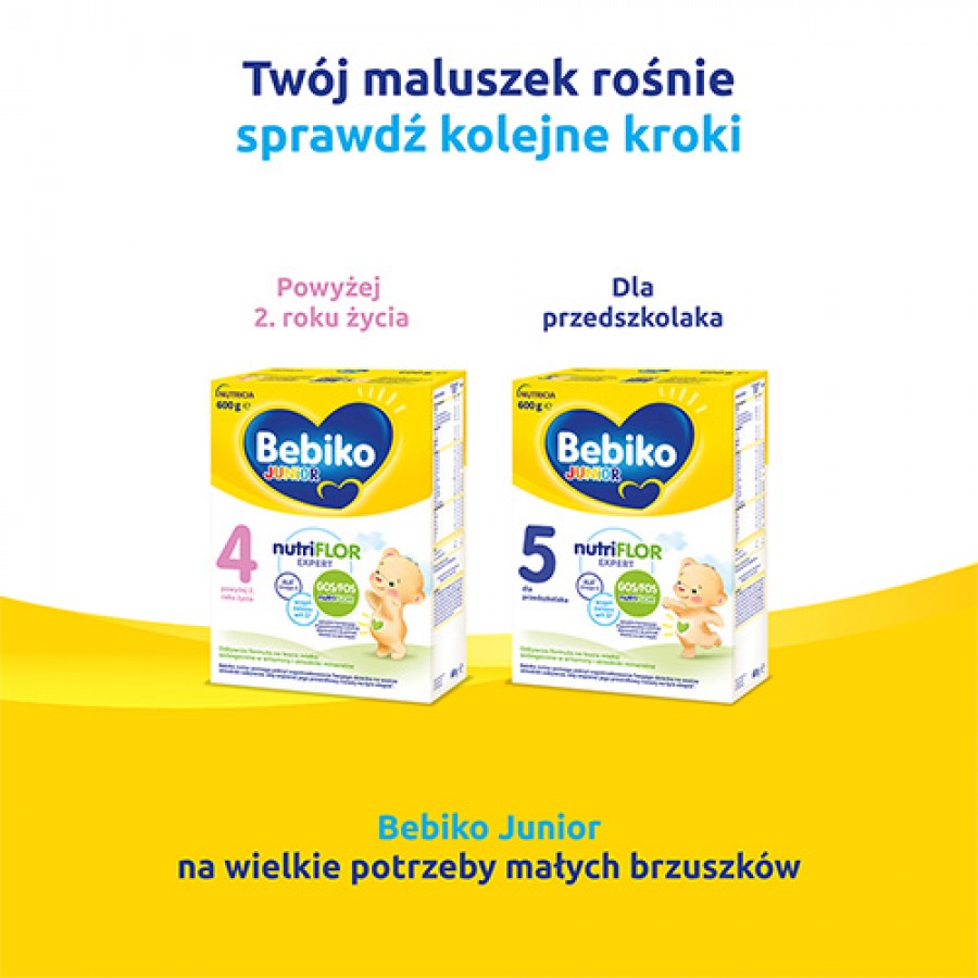 Zdjęcie produktu - 3 Bebiko Junior 3 Odżywcza formuła na bazie mleka dla dzieci powyżej 1. roku życia, 700g