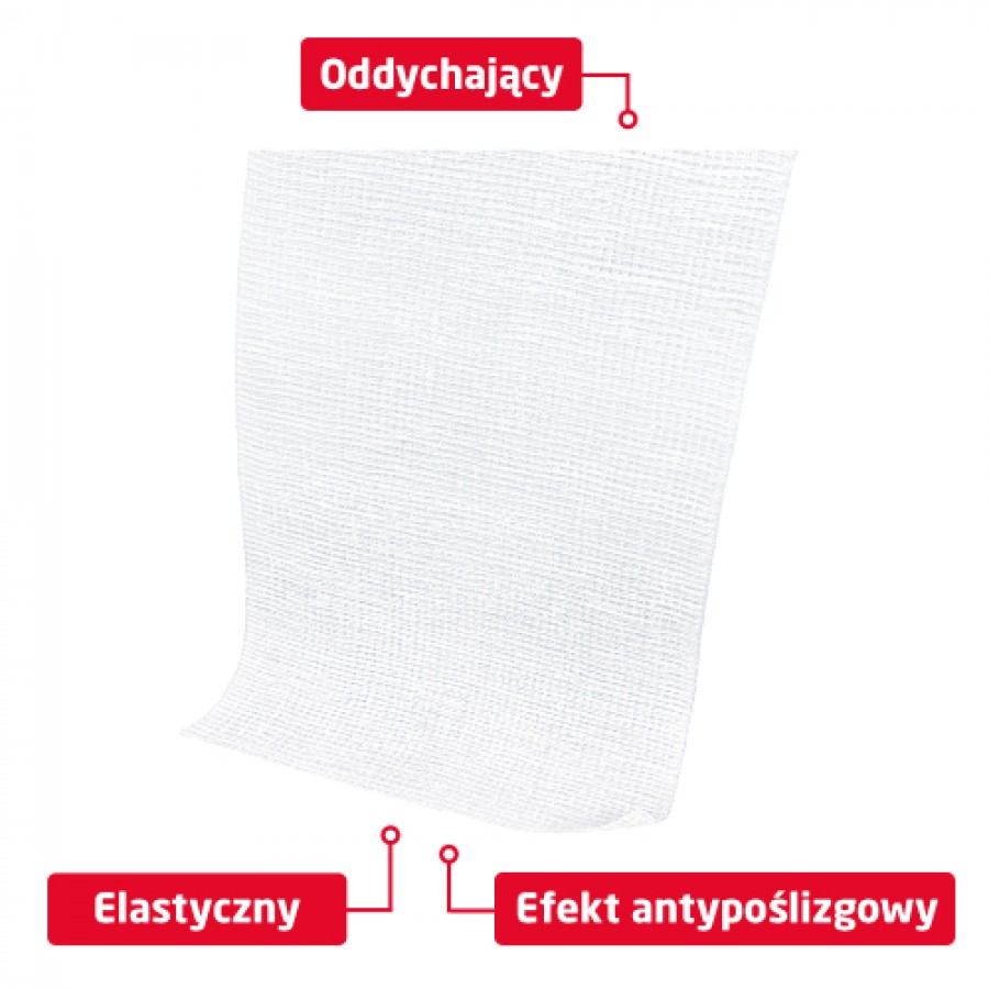 Miniaturka artykułu - #1 Leukoplast Elastomull haft elastyczny bandaż samoprzylepny 8cm x 4m, 1 szt.