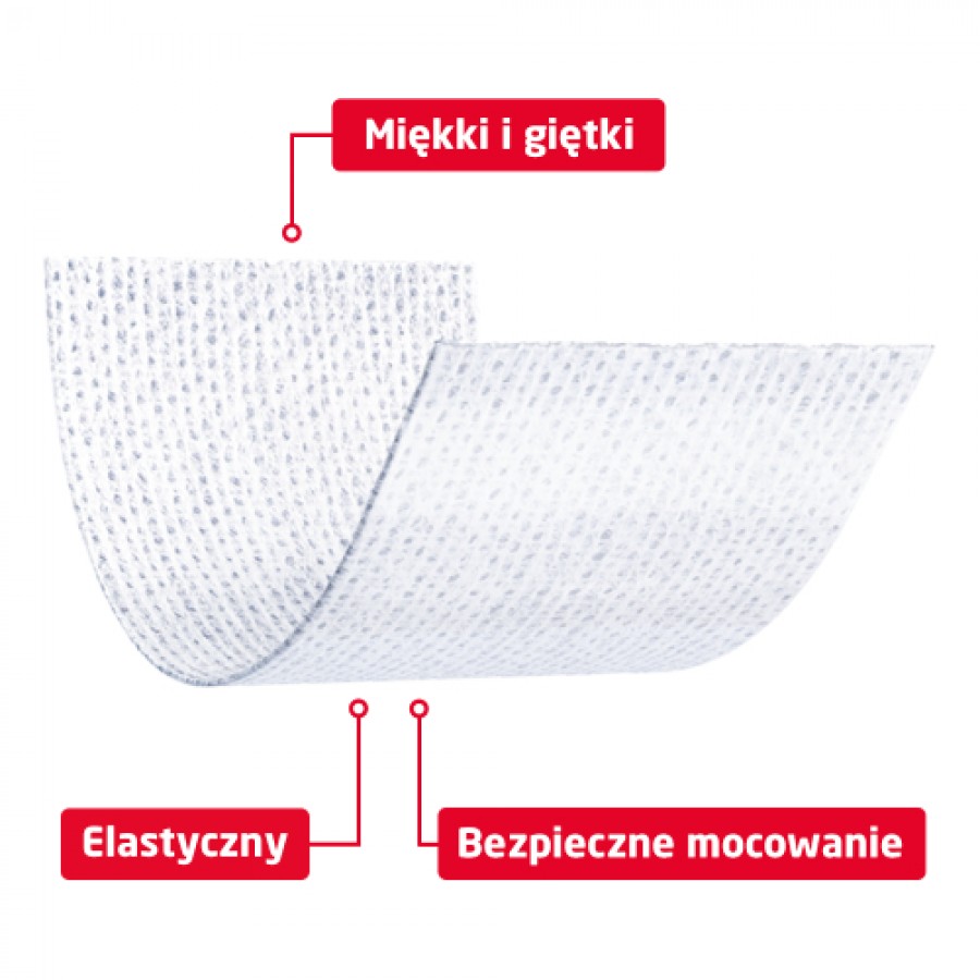 Miniaturka artykułu - #1 Leukoplast Hypafix Przylepiec z wł&oacute;kniny 10cm x 10m, 1 szt.