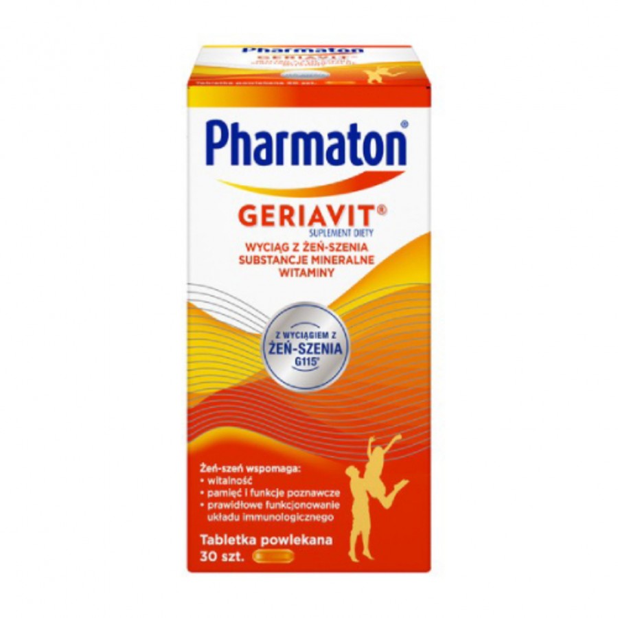 Zdjęcie produktu - 5 Pharmaton Geriavit, 30 tabl.