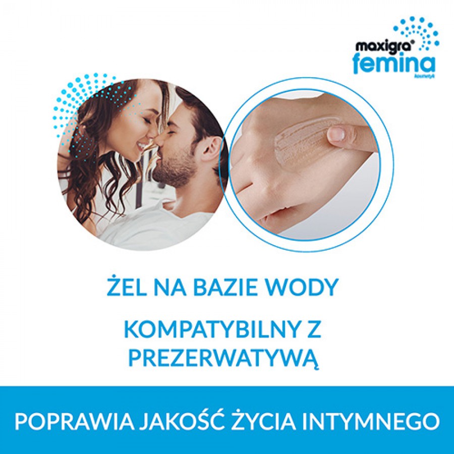 Zdjęcie produktu - 3 MAXIGRA FEMINA Nawilżający żel intymny, 75ml