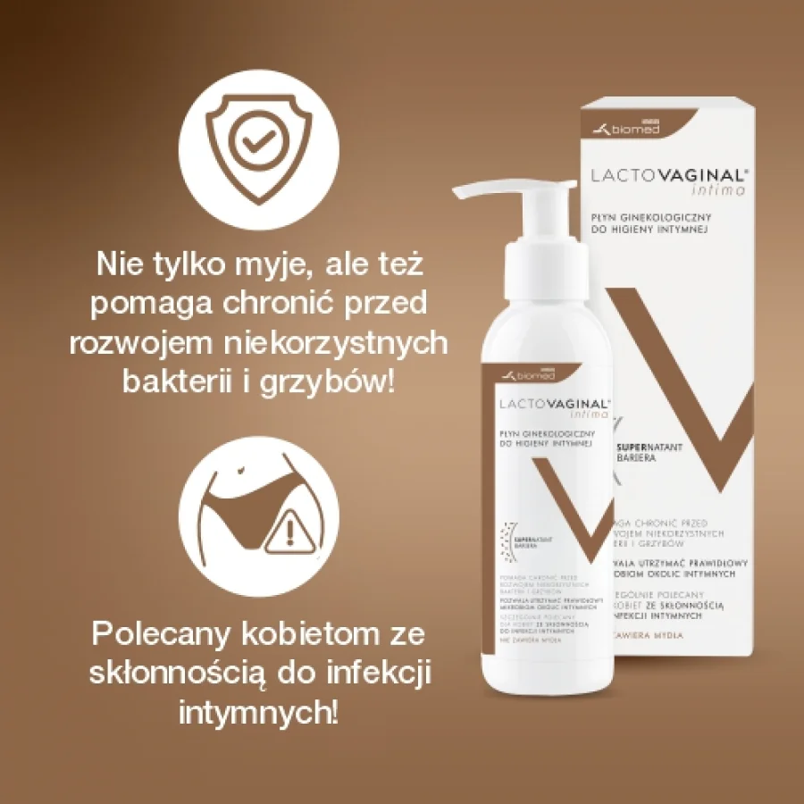 #0 – Lactovaginal Intima Płyn do higieny intymnej z kwasem mlekowym, 300 ml - dla kobiet ze skłonnością do infekcji intymnych