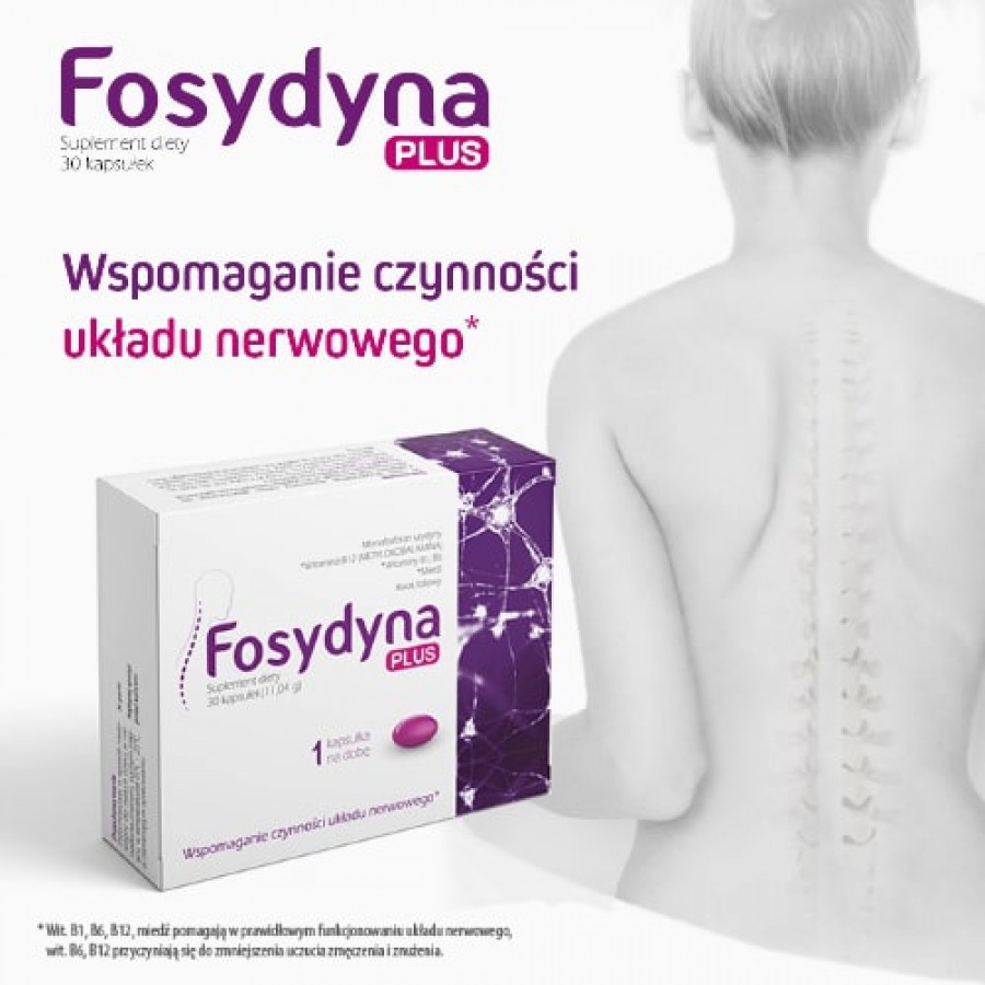 Miniaturka artykułu - #0 Fosydyna Plus, 30 kaps.