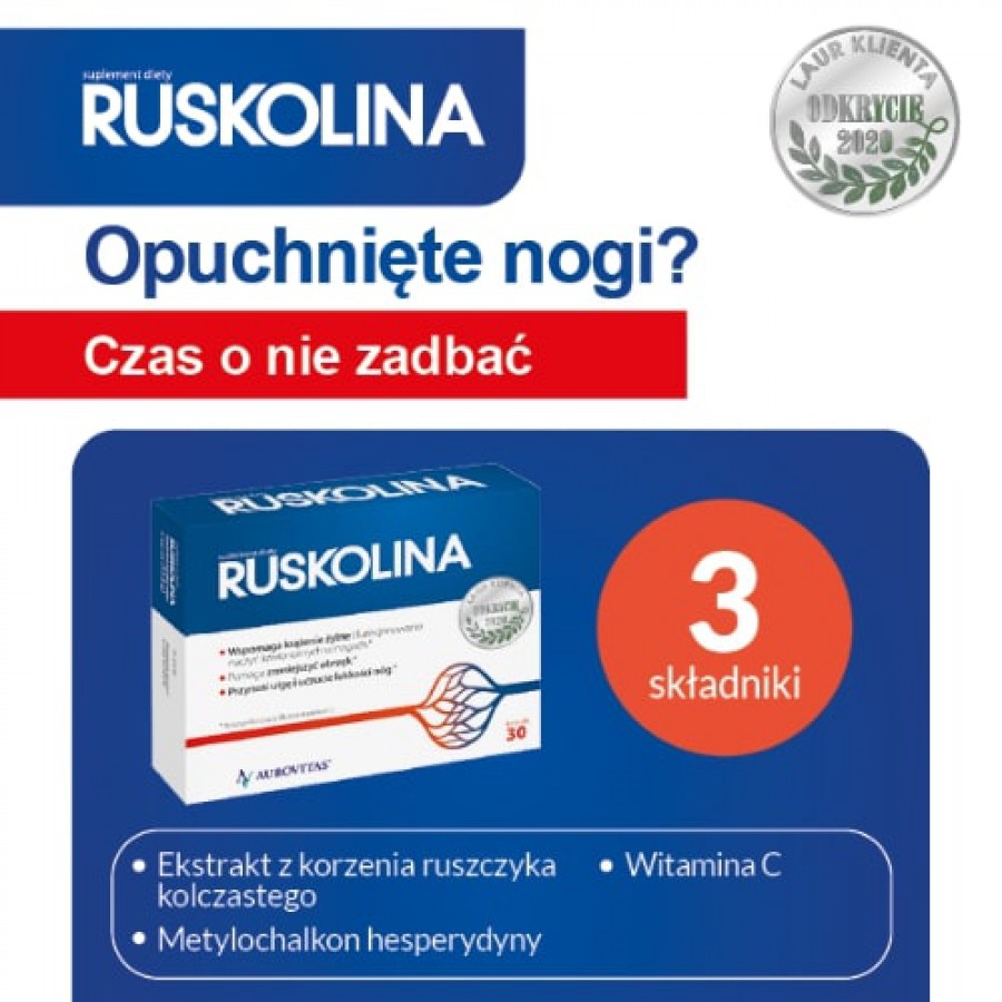 Zdjęcie produktu - 4 Ruskolina, 30 kaps. twardych