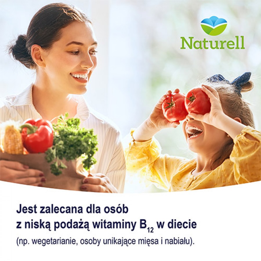 Zdjęcie produktu - 3 Naturell Witamina B12 tabletki do żucia, 100tabl.