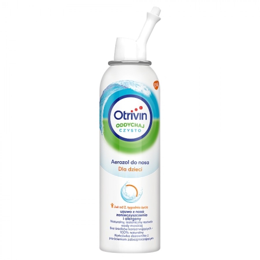 Miniaturka artykułu - #0 Otrivin Oddychaj Czysto Spray do nosa dla dzieci, 100 ml