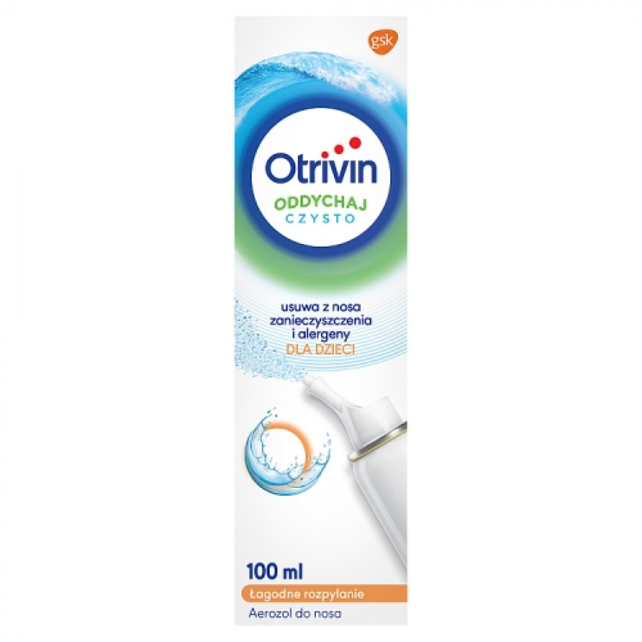 Zdjęcie produktu - 6 Otrivin Oddychaj Czysto Spray do nosa dla dzieci, 100 ml