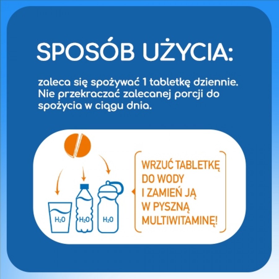 Zdjęcie produktu - 4 Plusssz Junior Elektrolity Complex, 20 tabl. musujących