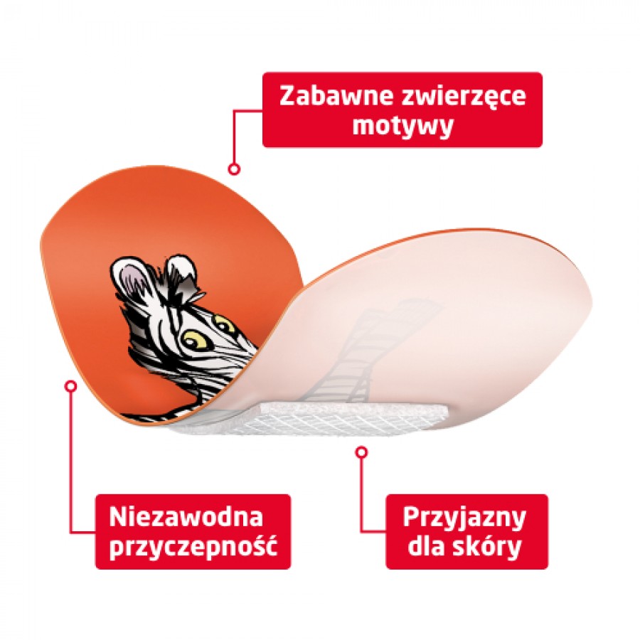 Miniaturka artykułu - #0 Leukoplast Kids Plaster z opatrunkiem 6cmx1m, 1 szt.